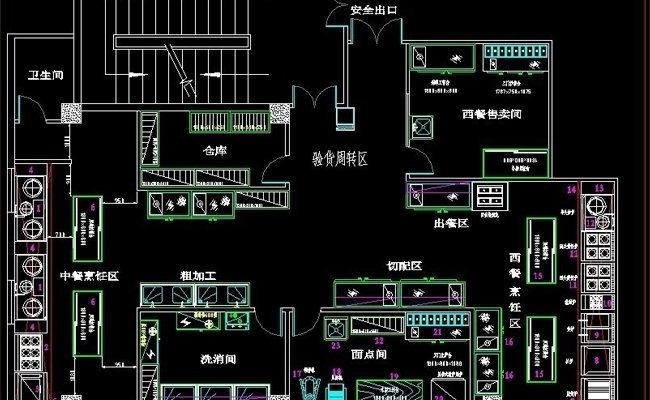 商用廚房設(shè)計(jì)圖