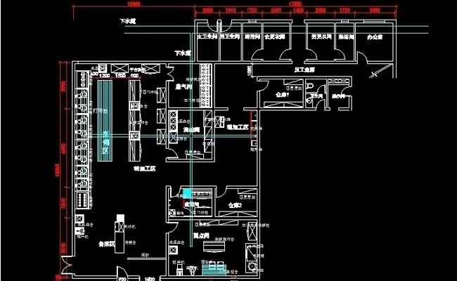 酒店廚房設(shè)備廠設(shè)計的工作間